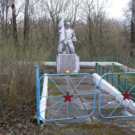 Братская могила в с. Новоселки, Чернобыльская зона отчуждения