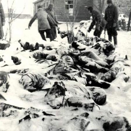 Казненные гитлеровцами советские граждане, Багеровский ров.