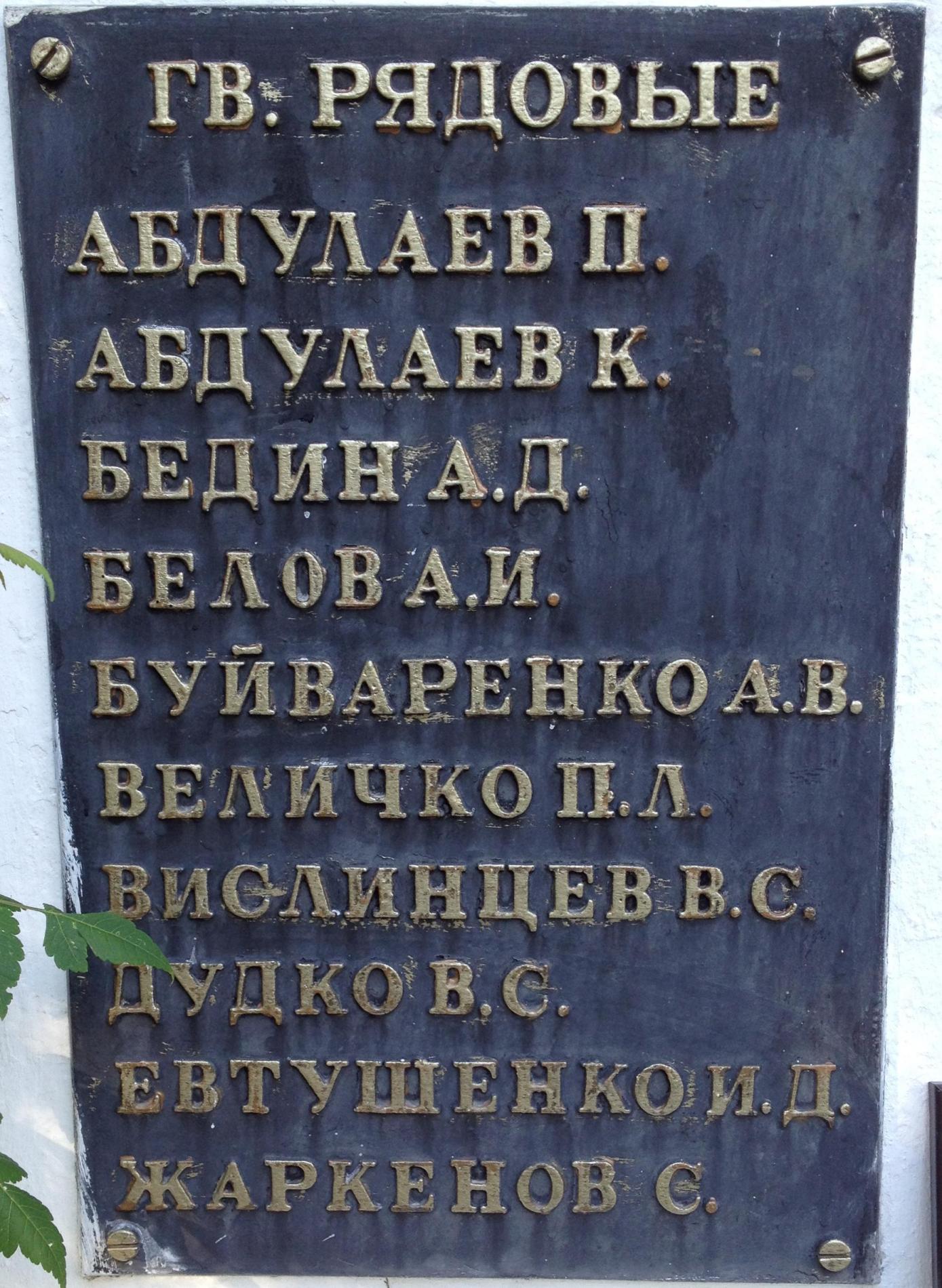 Братское кладбище Воинов 128 гвардейской горно-стрелковой дивизии