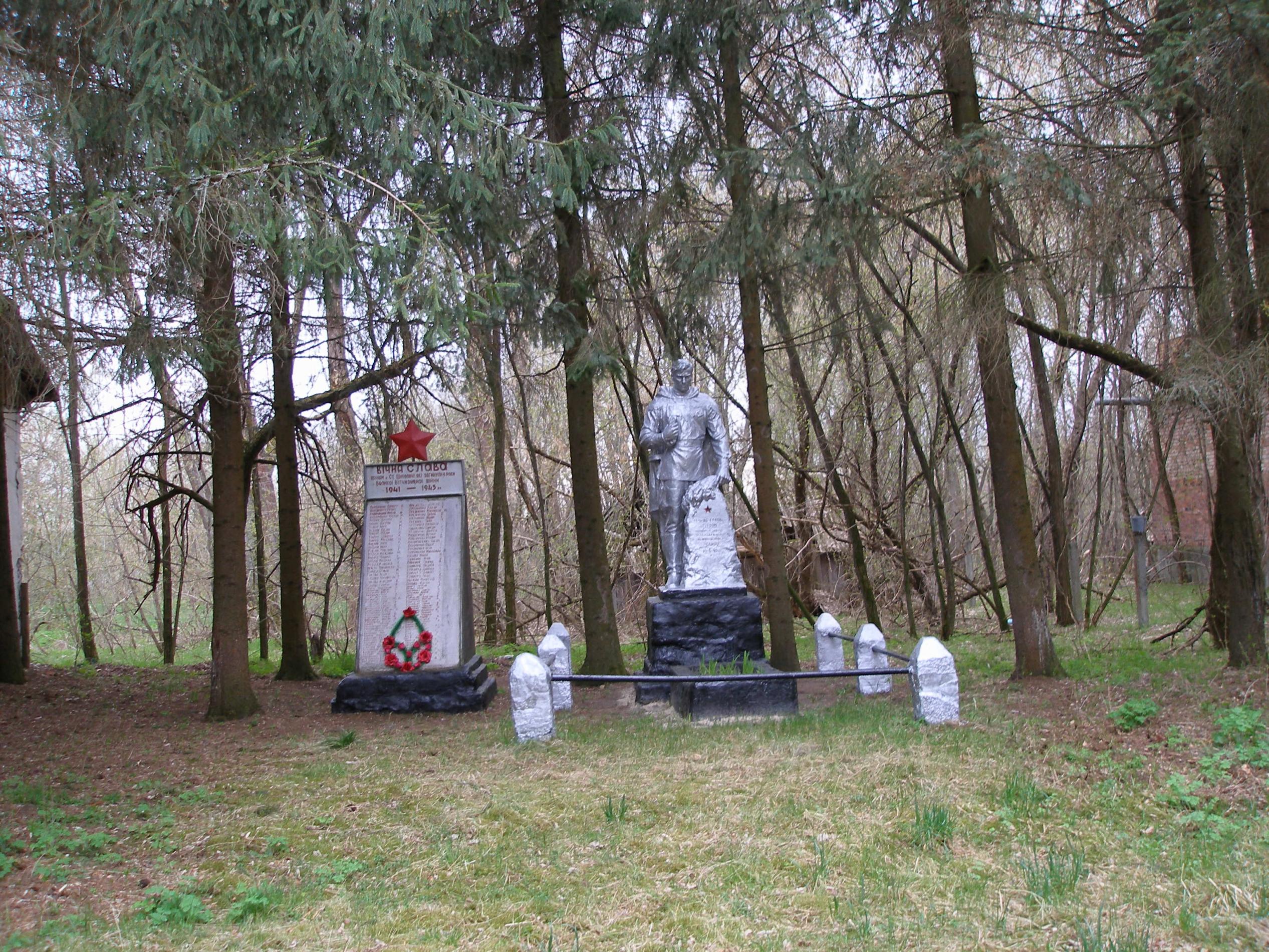 Братская могила в с. Старые Шепеличи