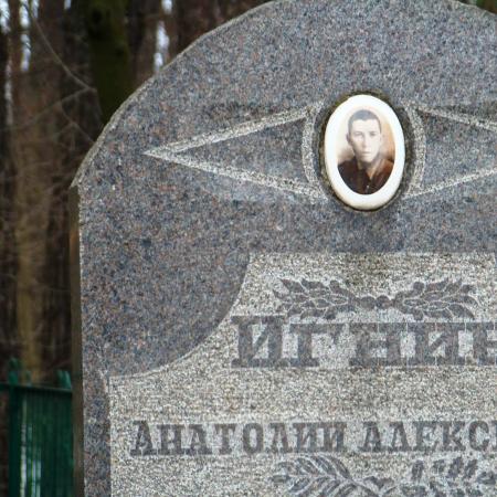 Братская могила и памятник Игнину А.А. в с. Дмитровка