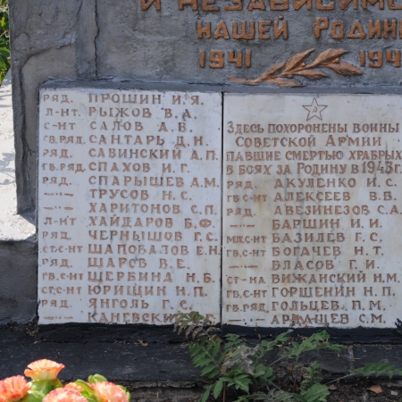 Братская могила в с. Раковка Вышгородского района