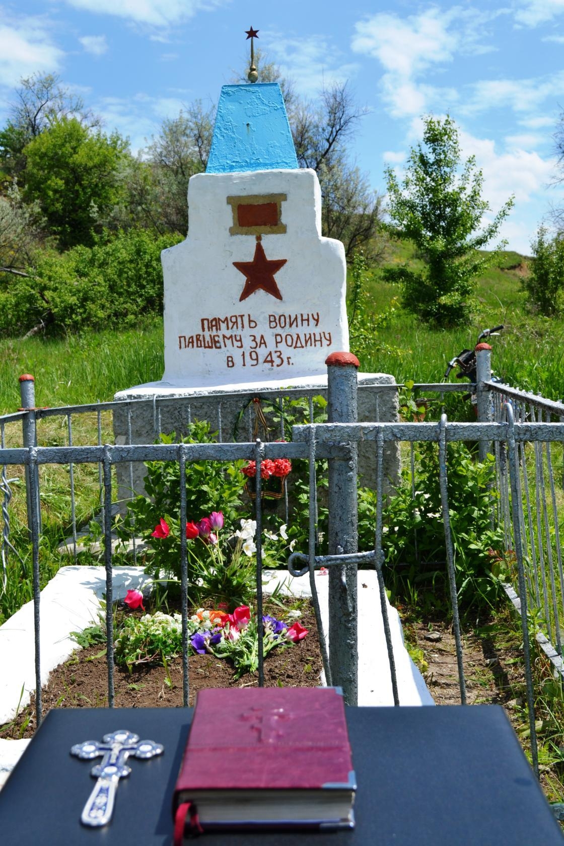 Одиночная могила в пос. Алексеево-Орловка