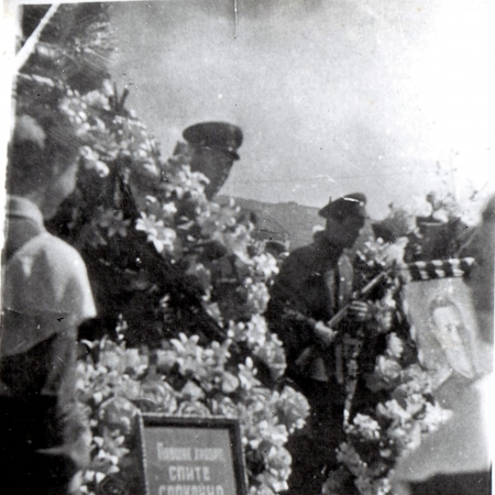 Перезахоронение останков подполковника Баранова в 1963 г.