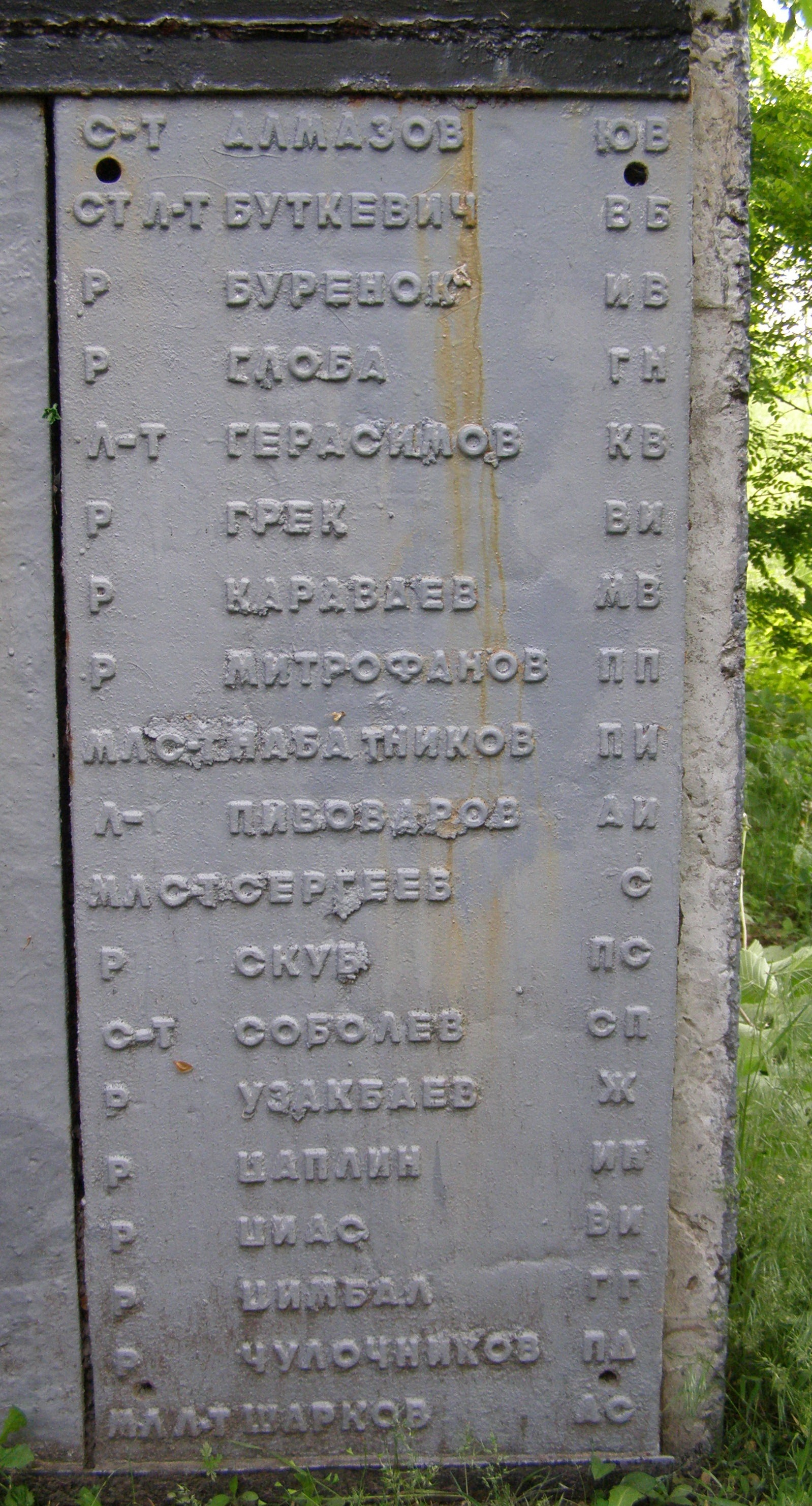 Братская могила в с. Бородаевка Верхнеднепровского района