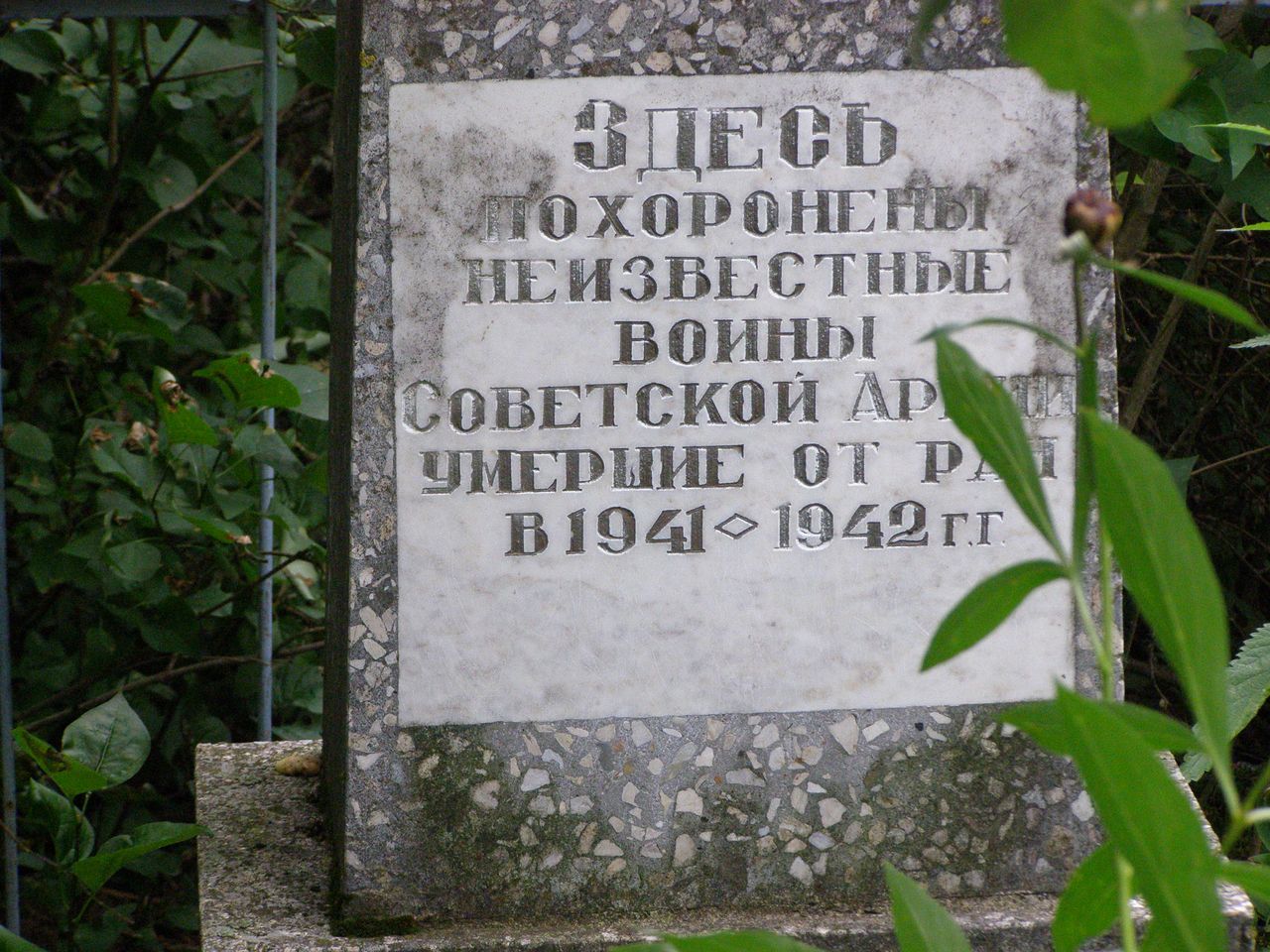 ул. Колхозная, п. Андреевка, Черниговская область, Братская могила Воинов ВОВ