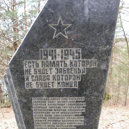 Братская могила в с. Кошовка б. Чернобыльского района