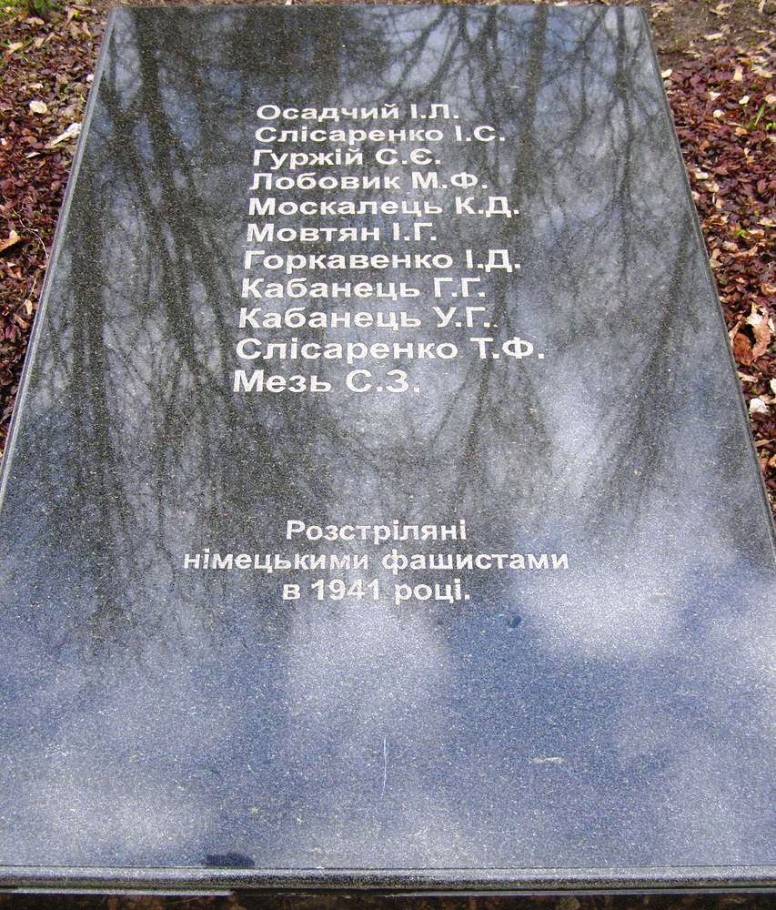 Братская могила в г. Батурин Бахмачского района