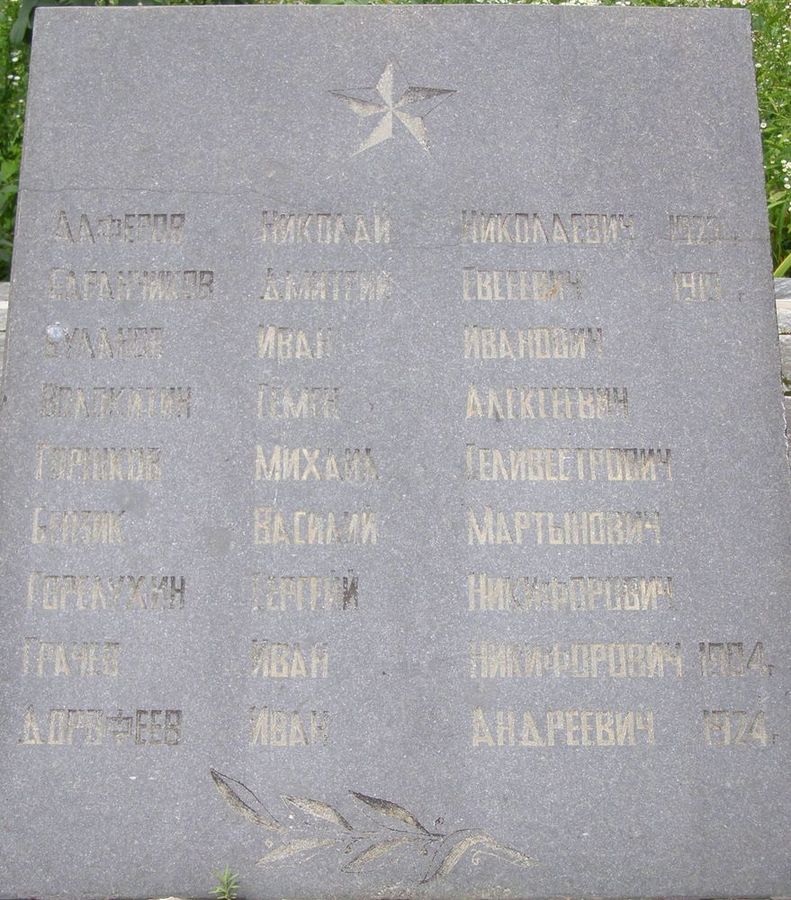 Братская могила в с. Анисов Черниговского района Черниговской обл.