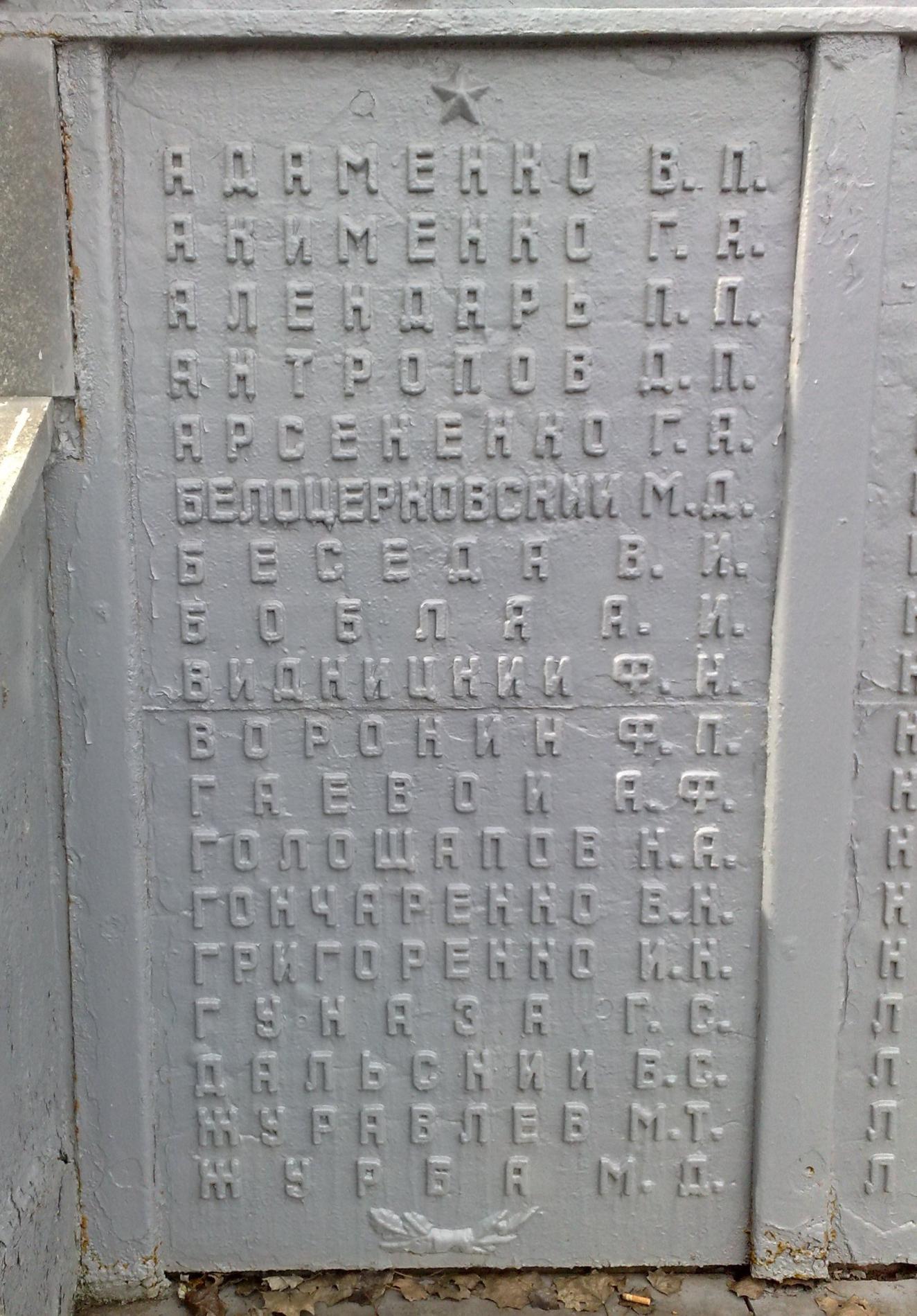 Памятник заводчанам у проходной Новгородского машиностроительного завода