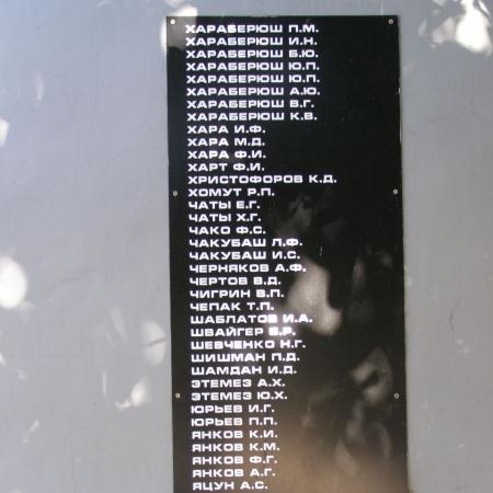 Памятник погибшим односельчанам в сквере с. Старомлыновка