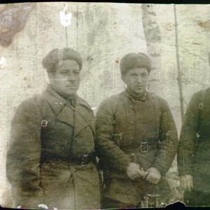 Группа офицеров на Западном фронте, весна 1942 г.