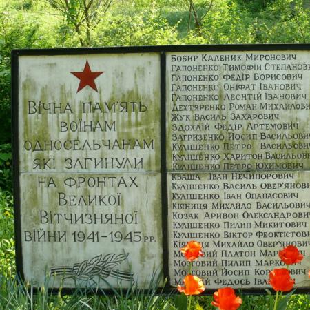 Братская могила в с. Дудари Мироновского района