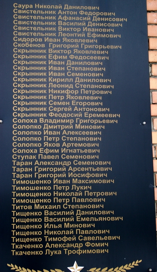 Братская могила в с. Константиновка Марьинского района