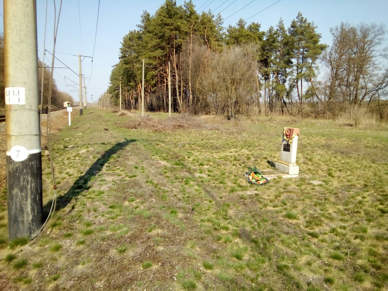 Одиночная могила у с. Ивановское Красноградского района