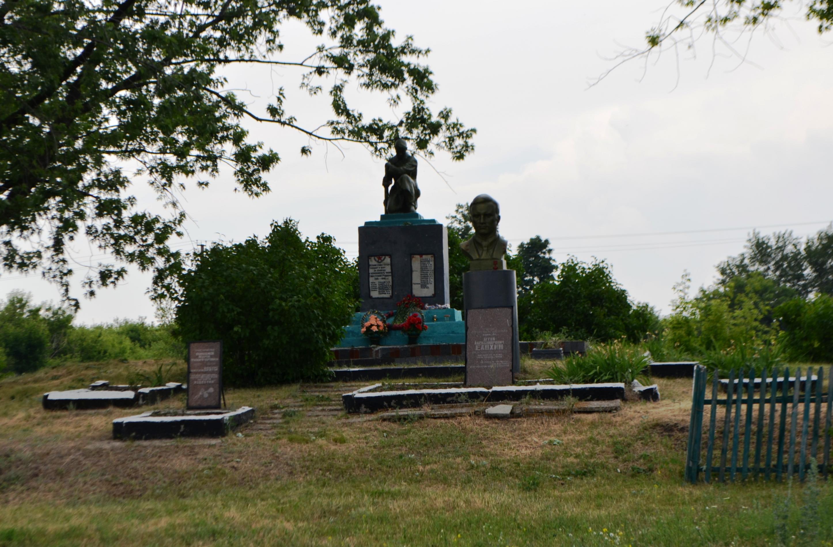 Братская могила в с. Широкое Близнюковского района