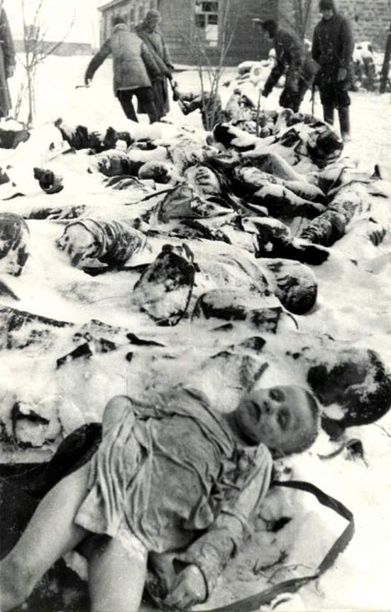 Казненные гитлеровцами советские граждане, Багеровский ров.