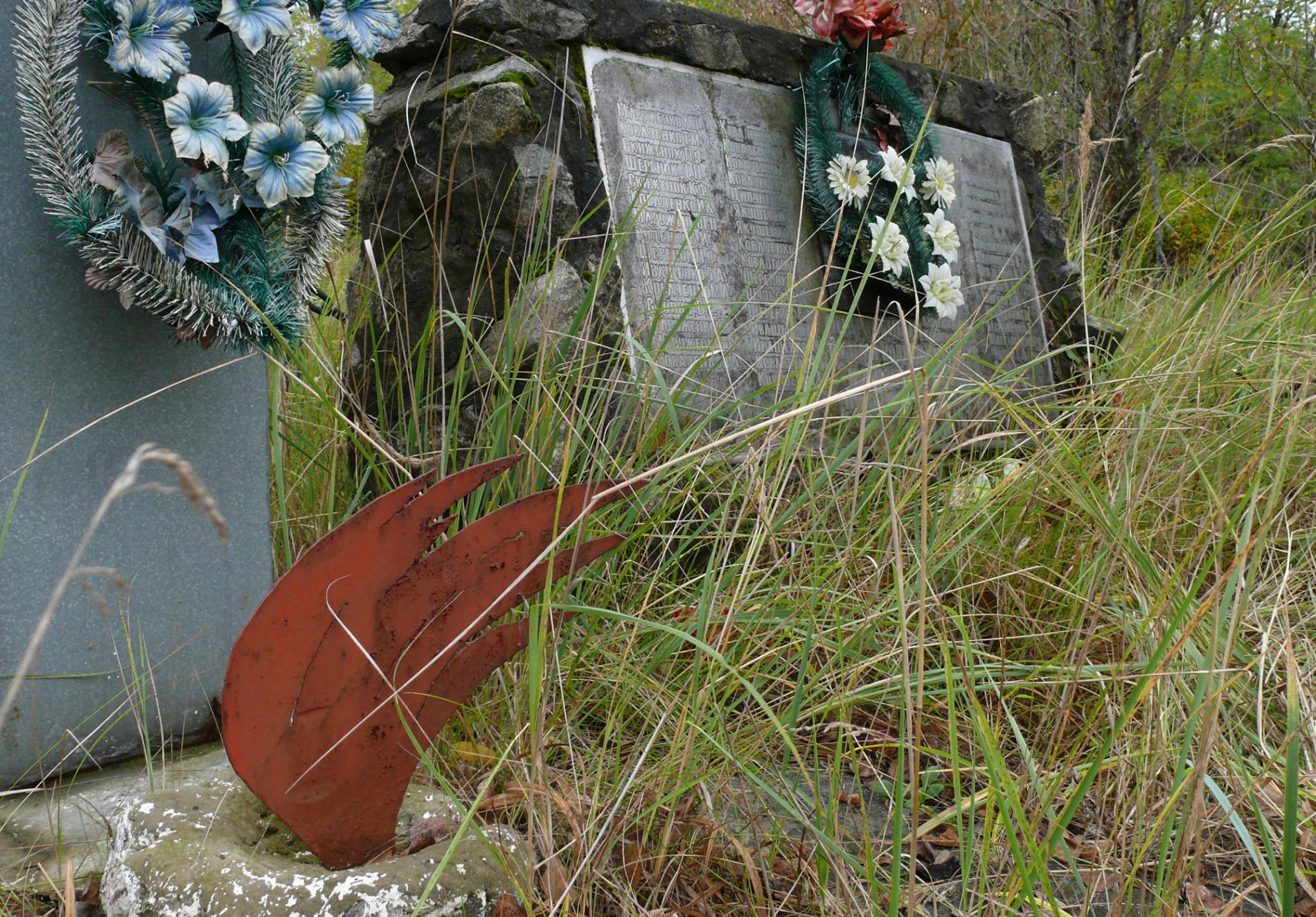 Братская могила в с. Зимовище б. Чернобыльского района