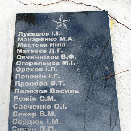 Братская могила в с. Васильевка-на-Днепре Синельниковского района