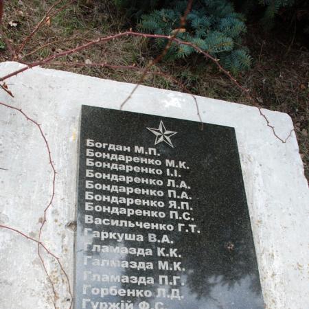 Памятник воинам-односельчанам в с. Васильевка-на-Днепре Синельниковского района