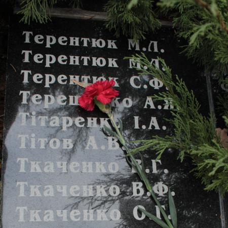 Братская могила воинов ВОВ в пгт. Иванков