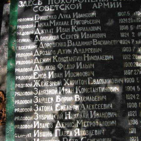 Братская могила в с. Субботцы Знаменского района