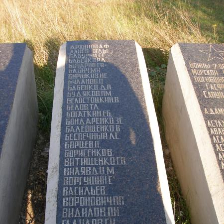 Братская могила Воинов 7 Бригады Морской Пехоты - с. Хмельницкое