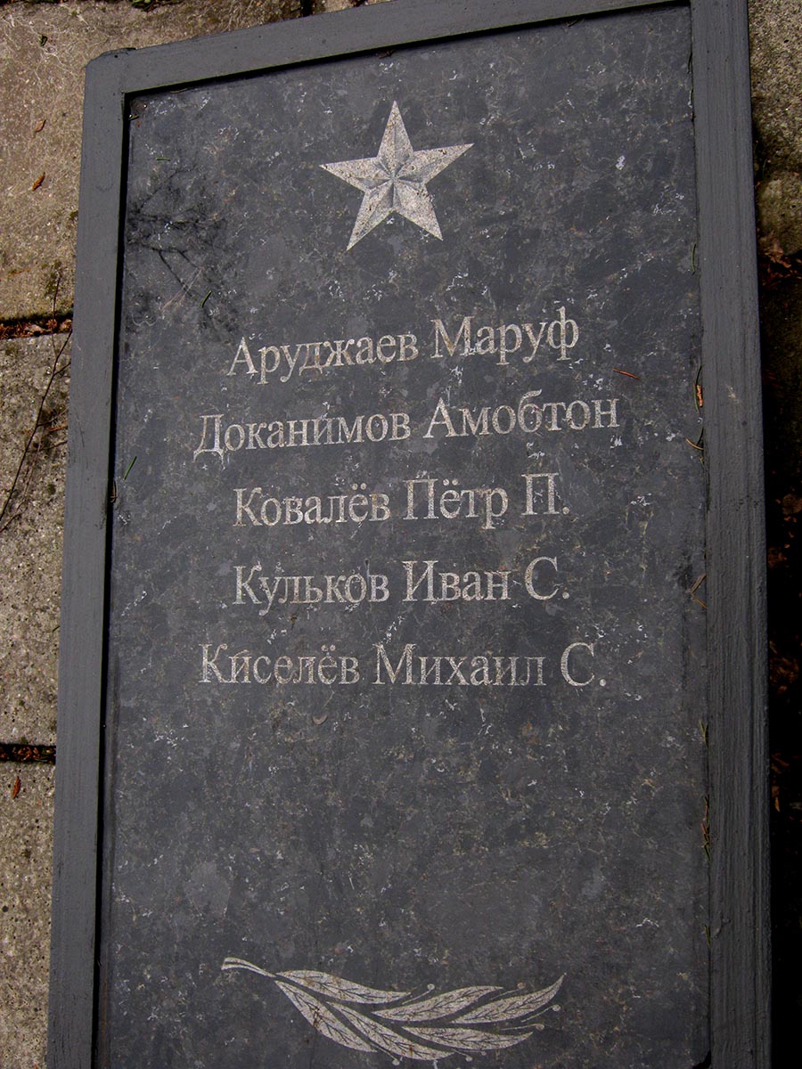 Братская могила возле сельсовета в с. Червленое 