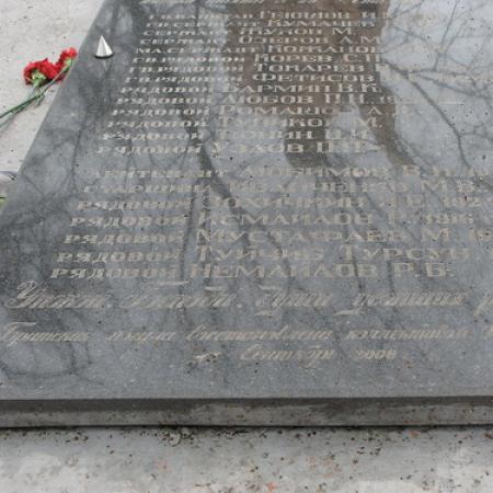 Братская могила в пос. шахты №29, Петровский район