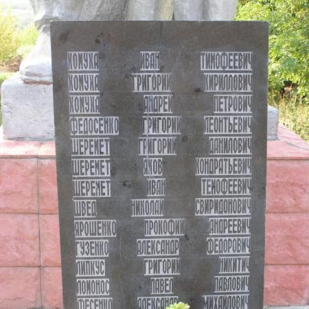 Памятник воинам-односельчанам в с. Грушеватка Пятихатского района