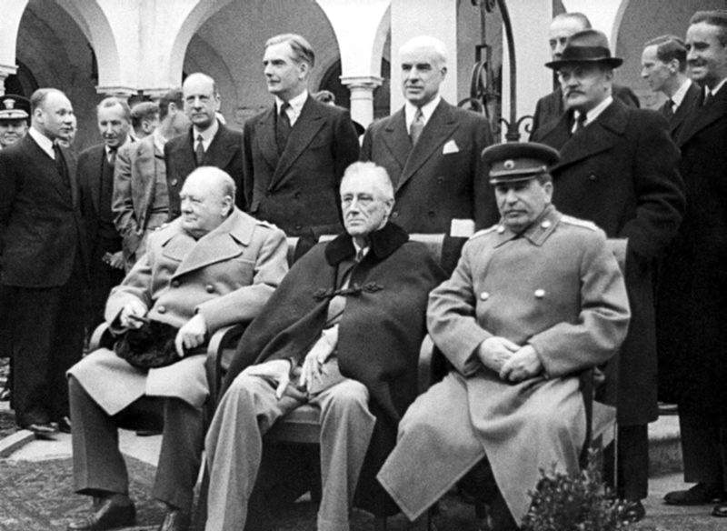 Встреча большой тройки в Ялте, 1944 год