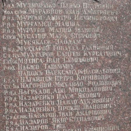 Братская могила воинов ВОВ в с. Ходоров Мироновского района