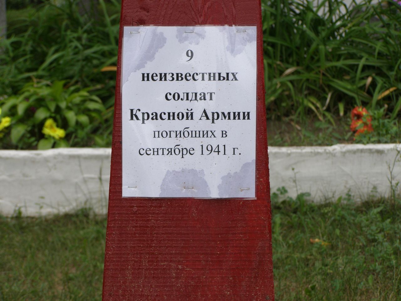 с. Андреевка Черниговского района Черниговской области, Братская могила Воинов ВОВ