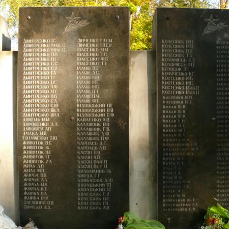 Братская могила в Парке Славы в г. Березань