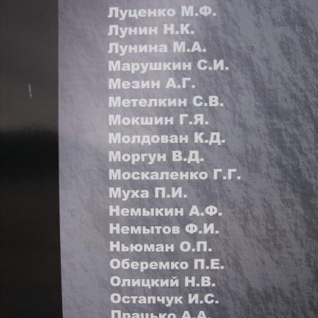 Памятник Воинам односельчанам - с. Аскания-нова