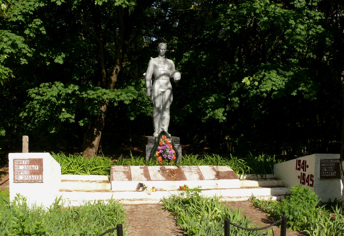 Братская могила в с. Копачи, май 2013 г.