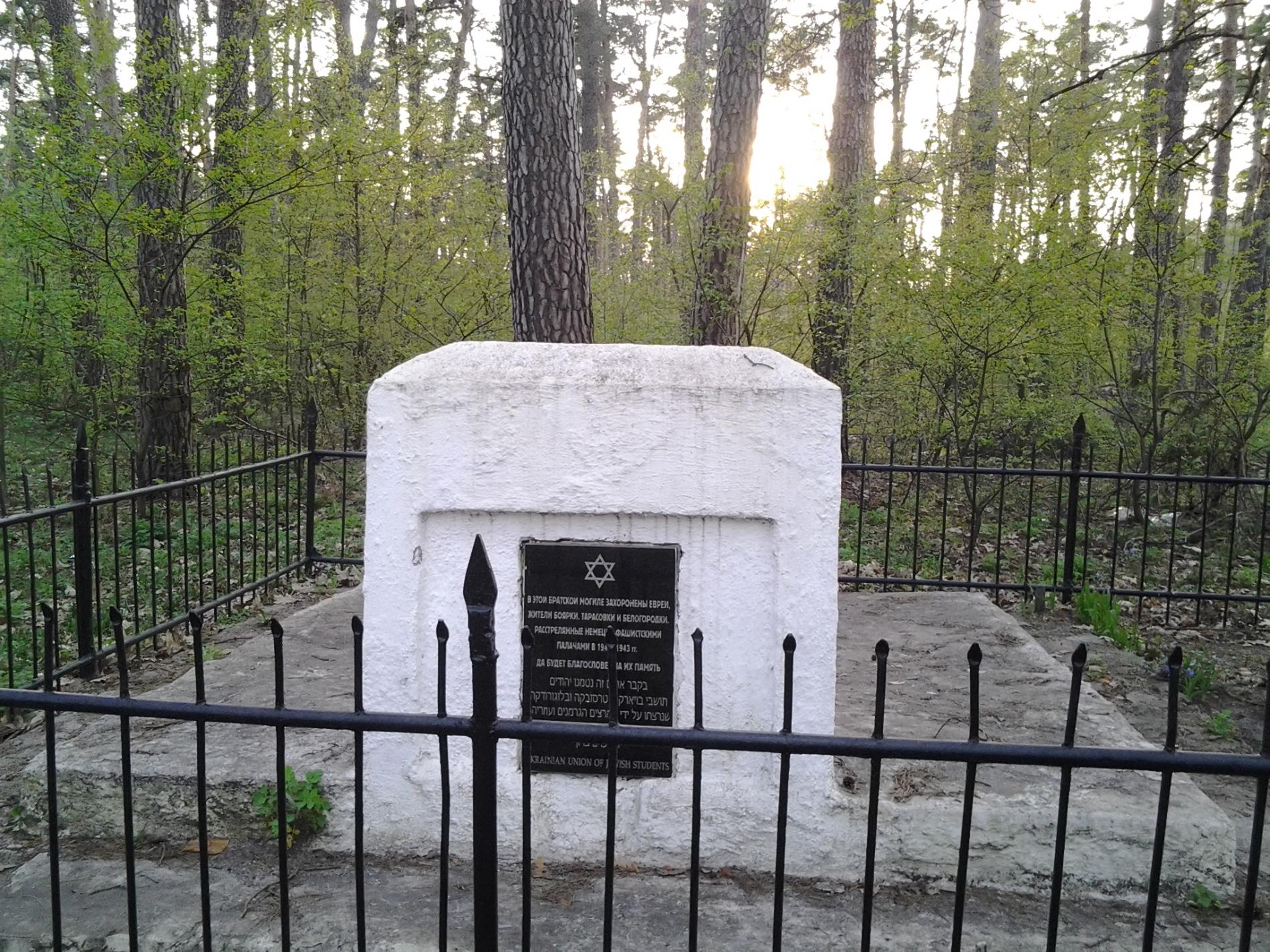 Братская могила евреев в г. Боярка