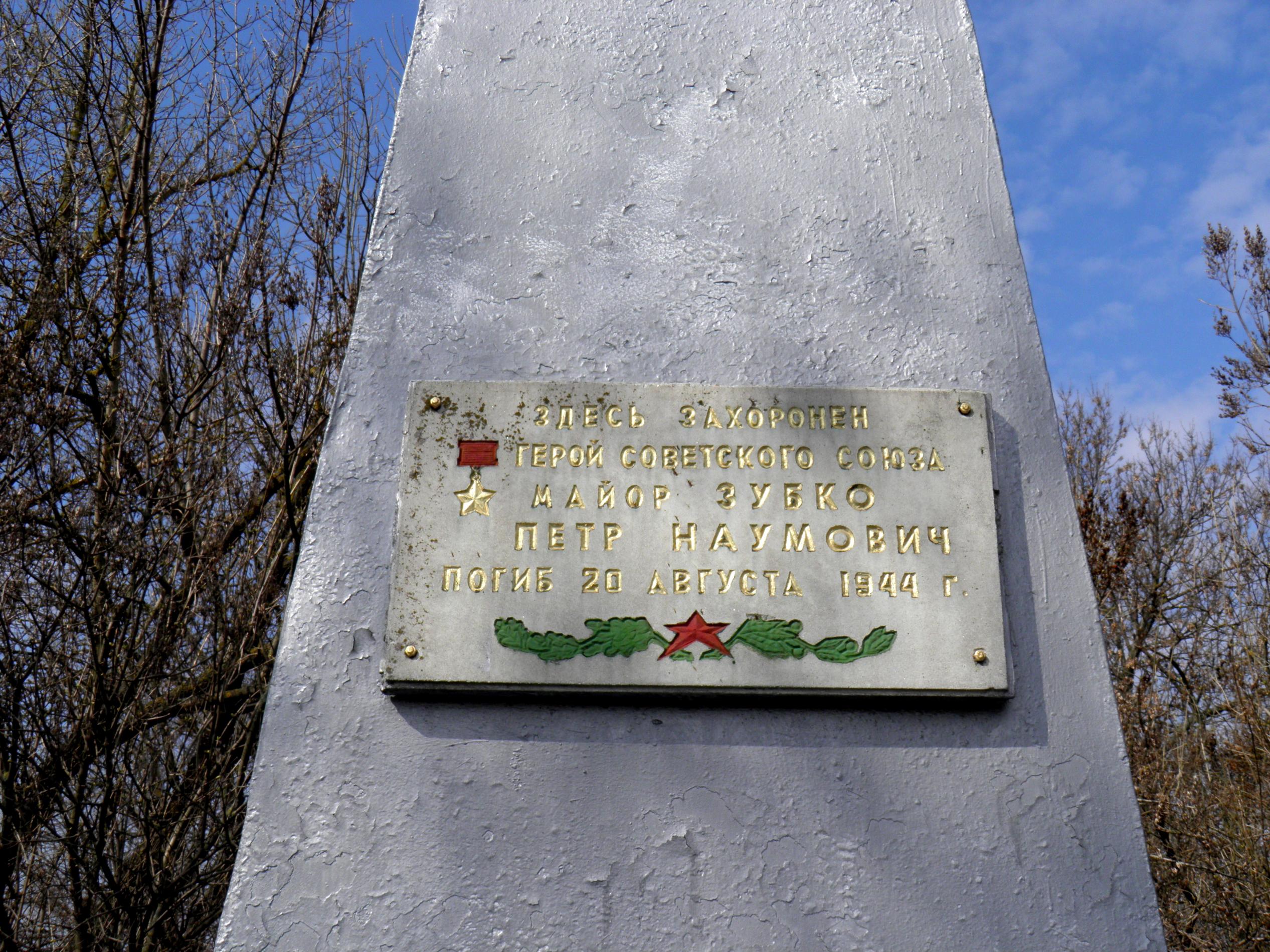 Братская могила в с. Лесное Тарутинского района