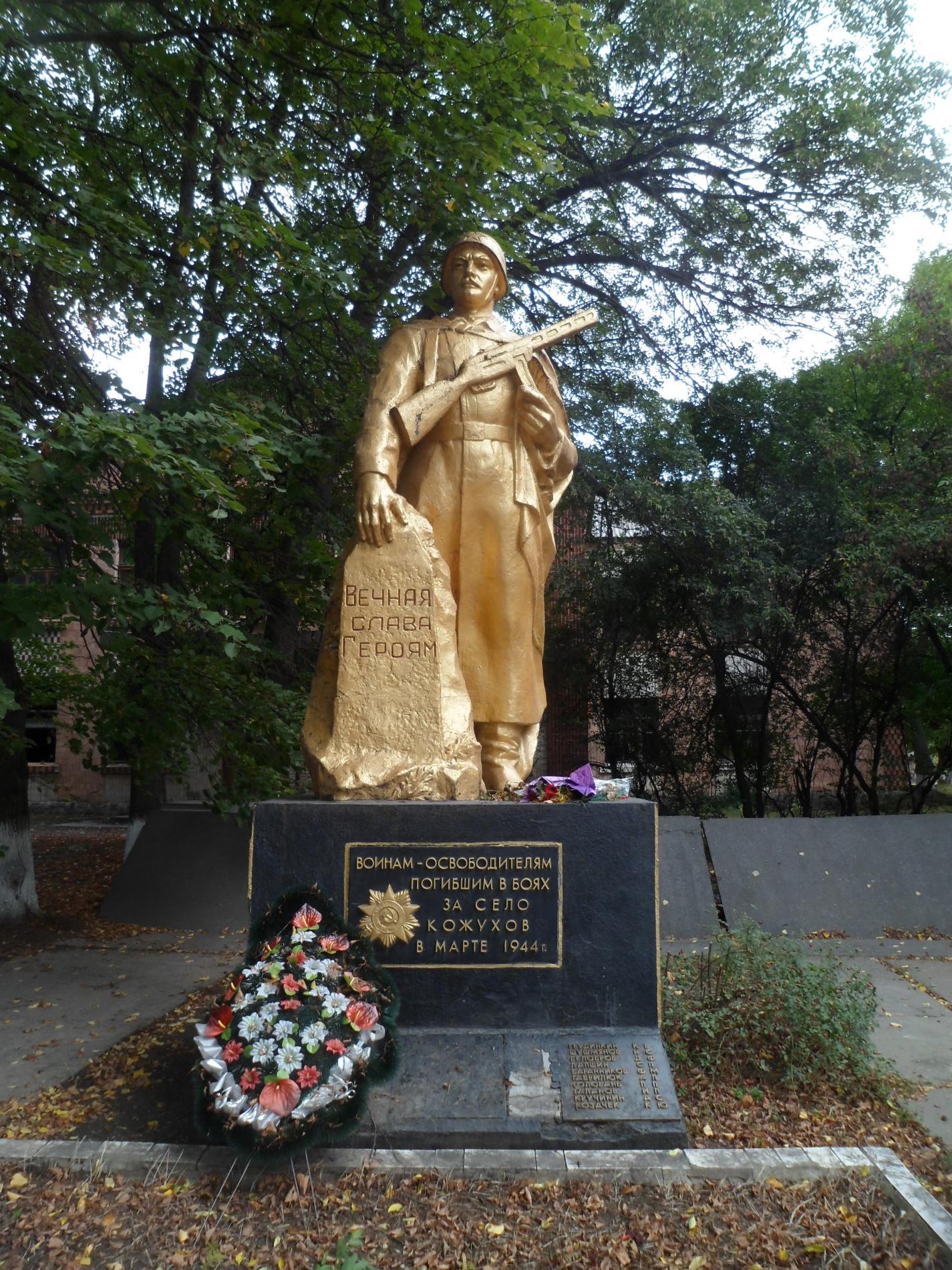 Братская могила в с. Кожухов Литинского района