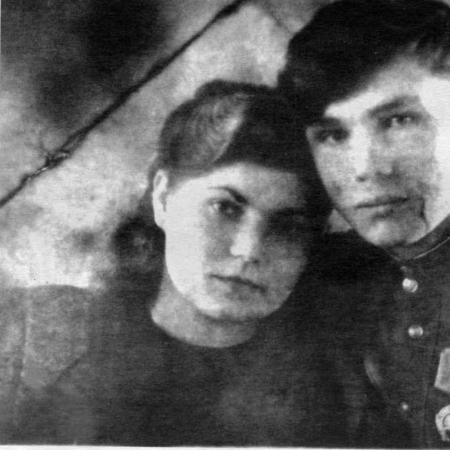 Сокол Григорий Емельянович с женой Марией Харитоновной, 1947 г.