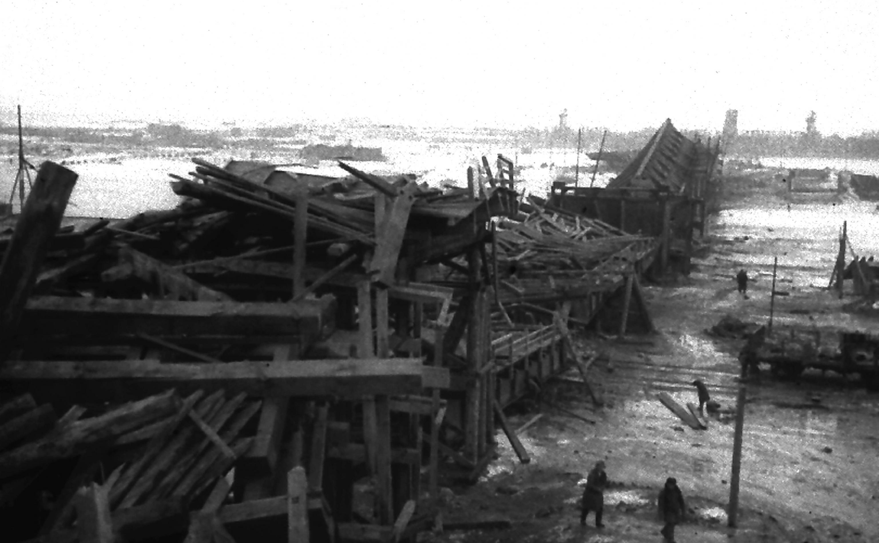 Мост через Дон, Батайск – Ростов, 1943 год.