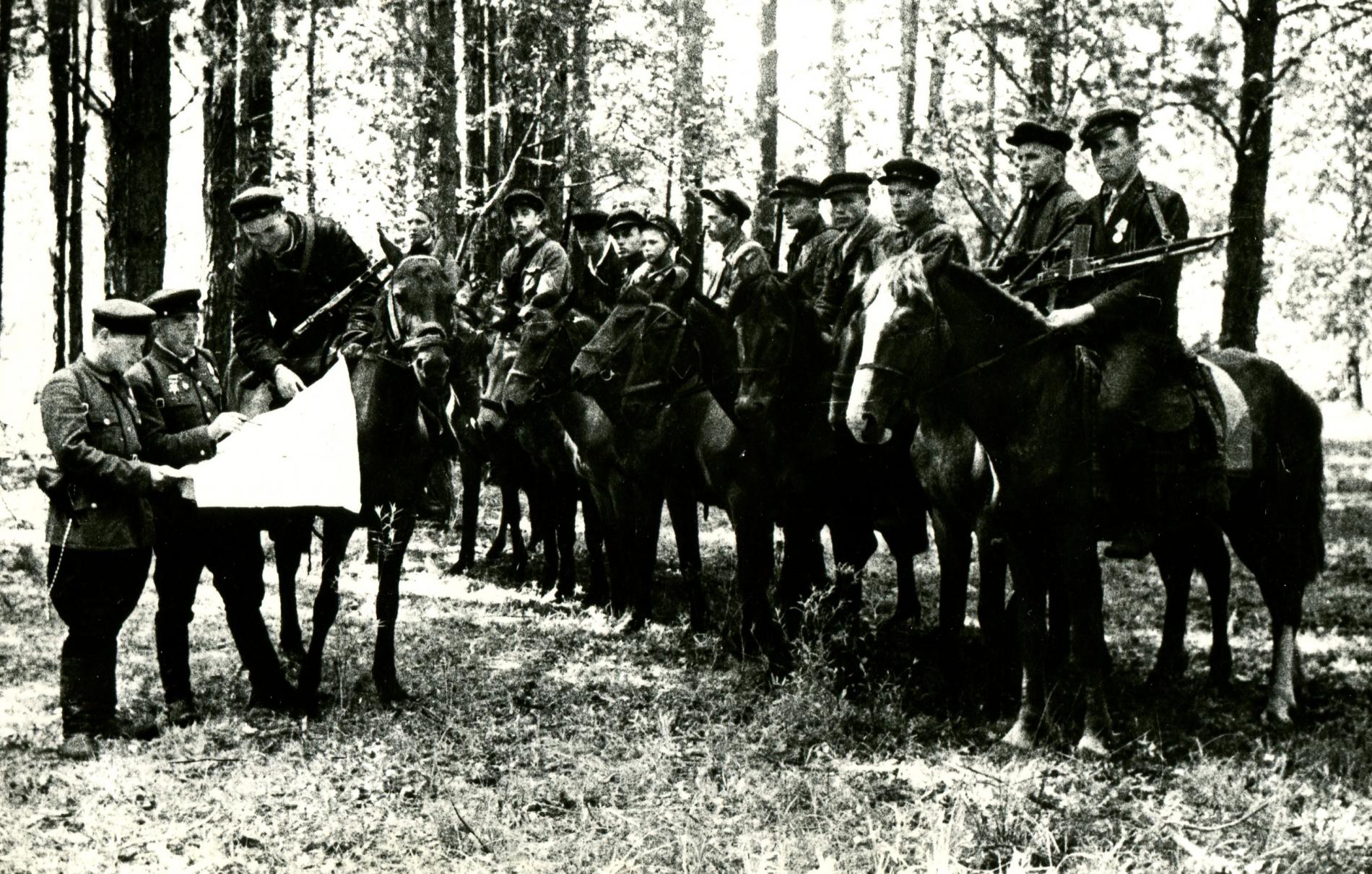 1942 г., Хинельский лес