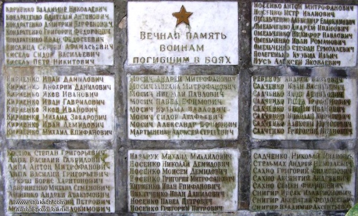 Братская могила в с. Черныш Черниговского района