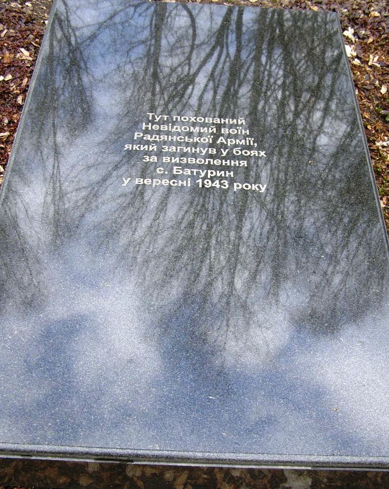 Братская могила в г. Батурин Бахмачского района