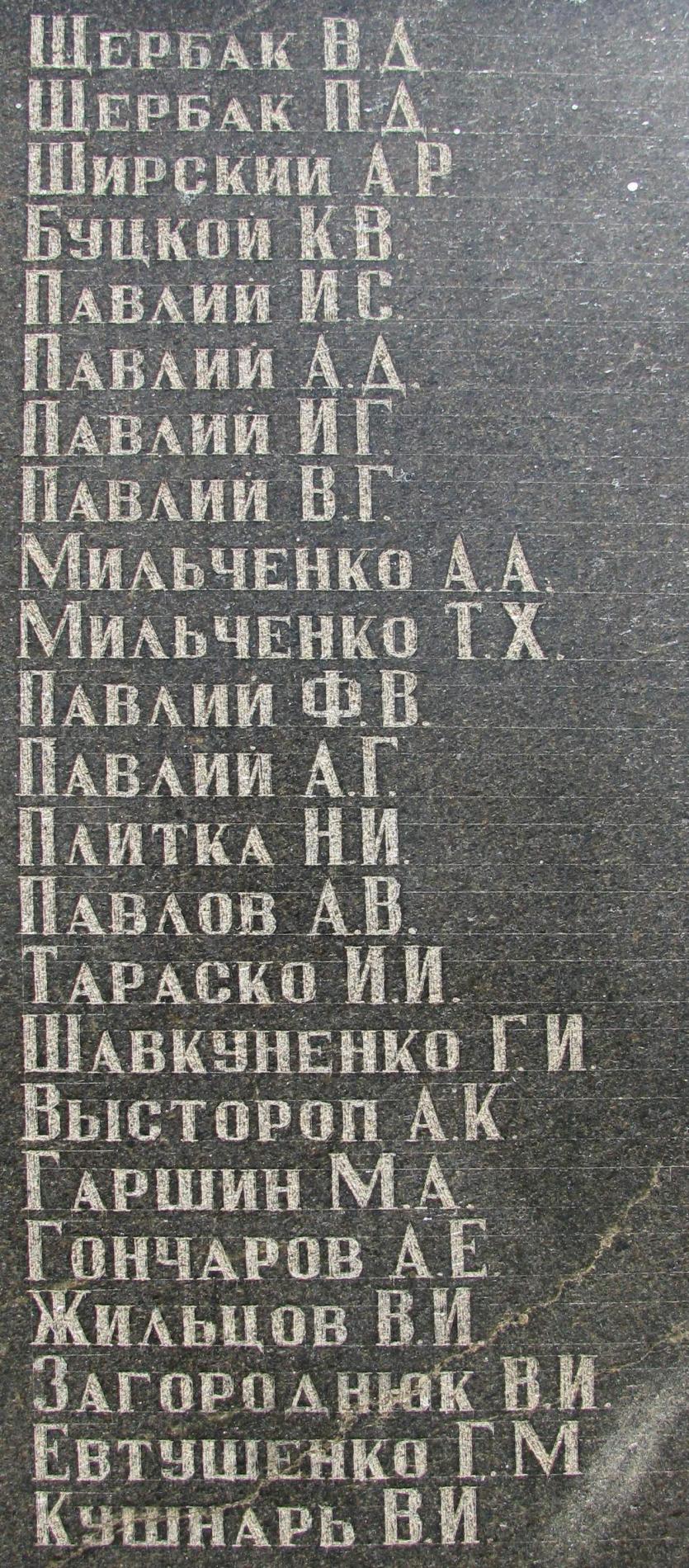 Братская могила Воинов ВОВ с. Старомихайловка Марьинского района Донецкой области