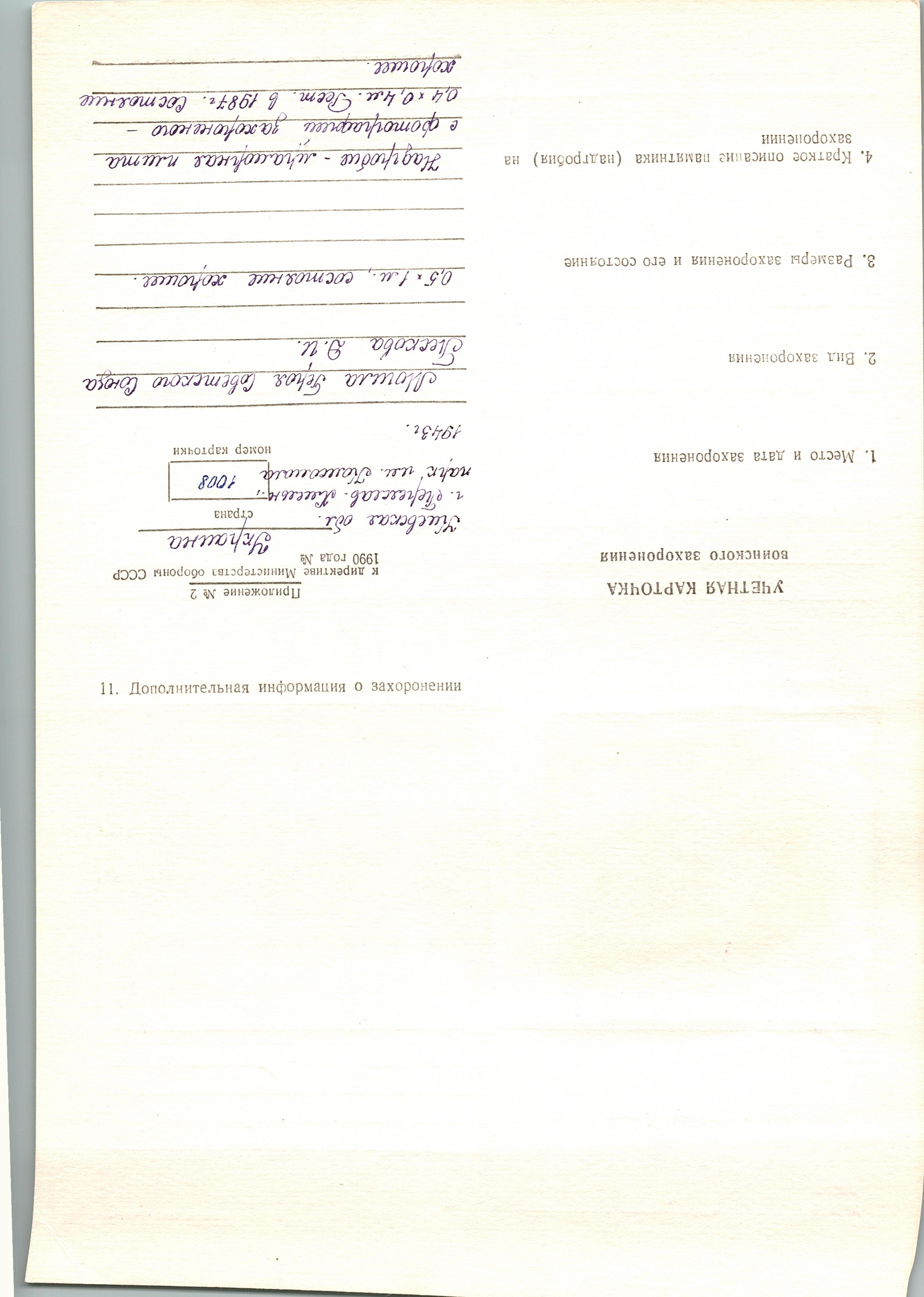 Могила старшины Пескова Д. И. в парке г. Переяслав Переяслав-Хмельницкого района