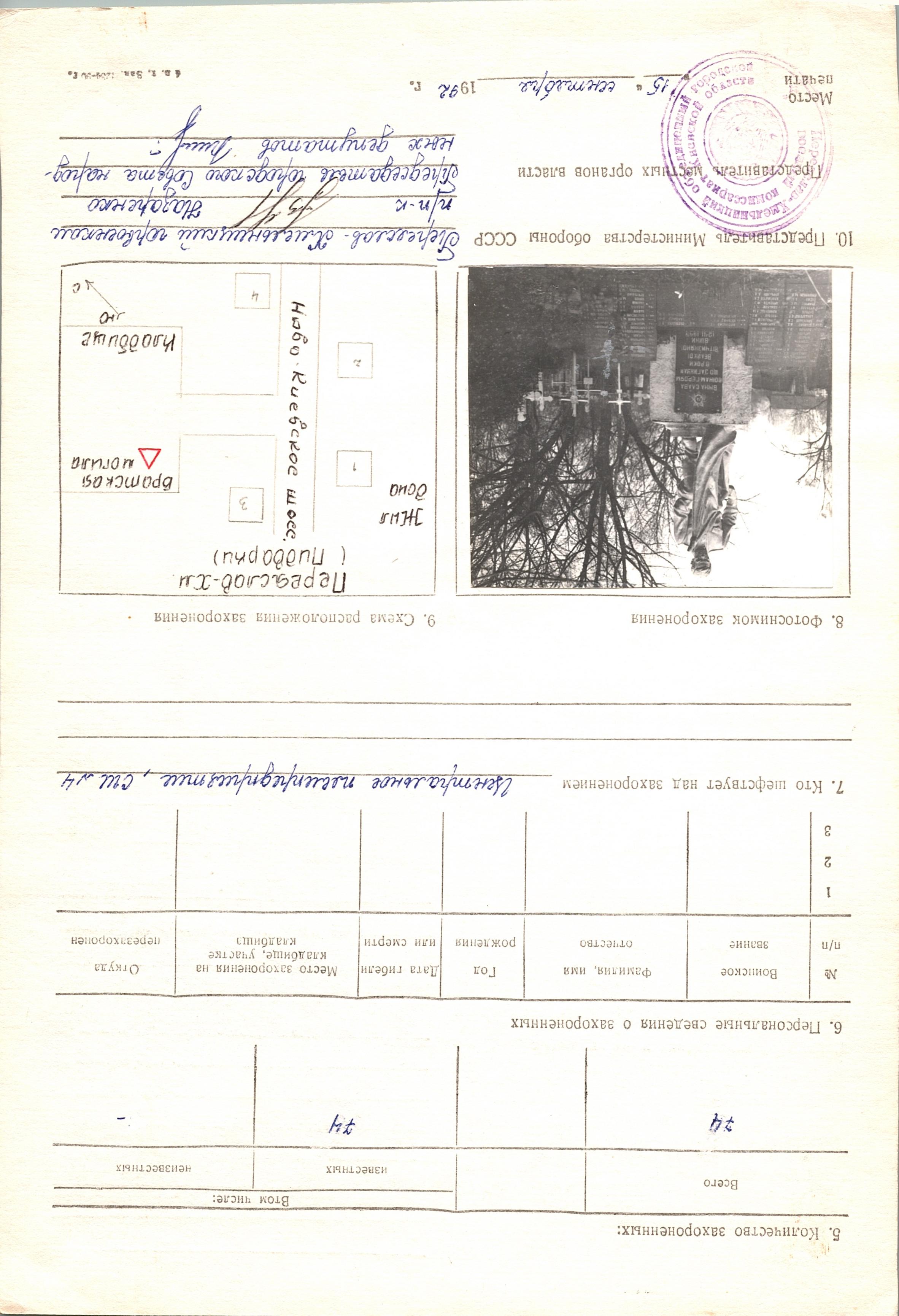 Братская могила на гражданском кладбище в г. Переяслав Переяслав-Хмельницкого района