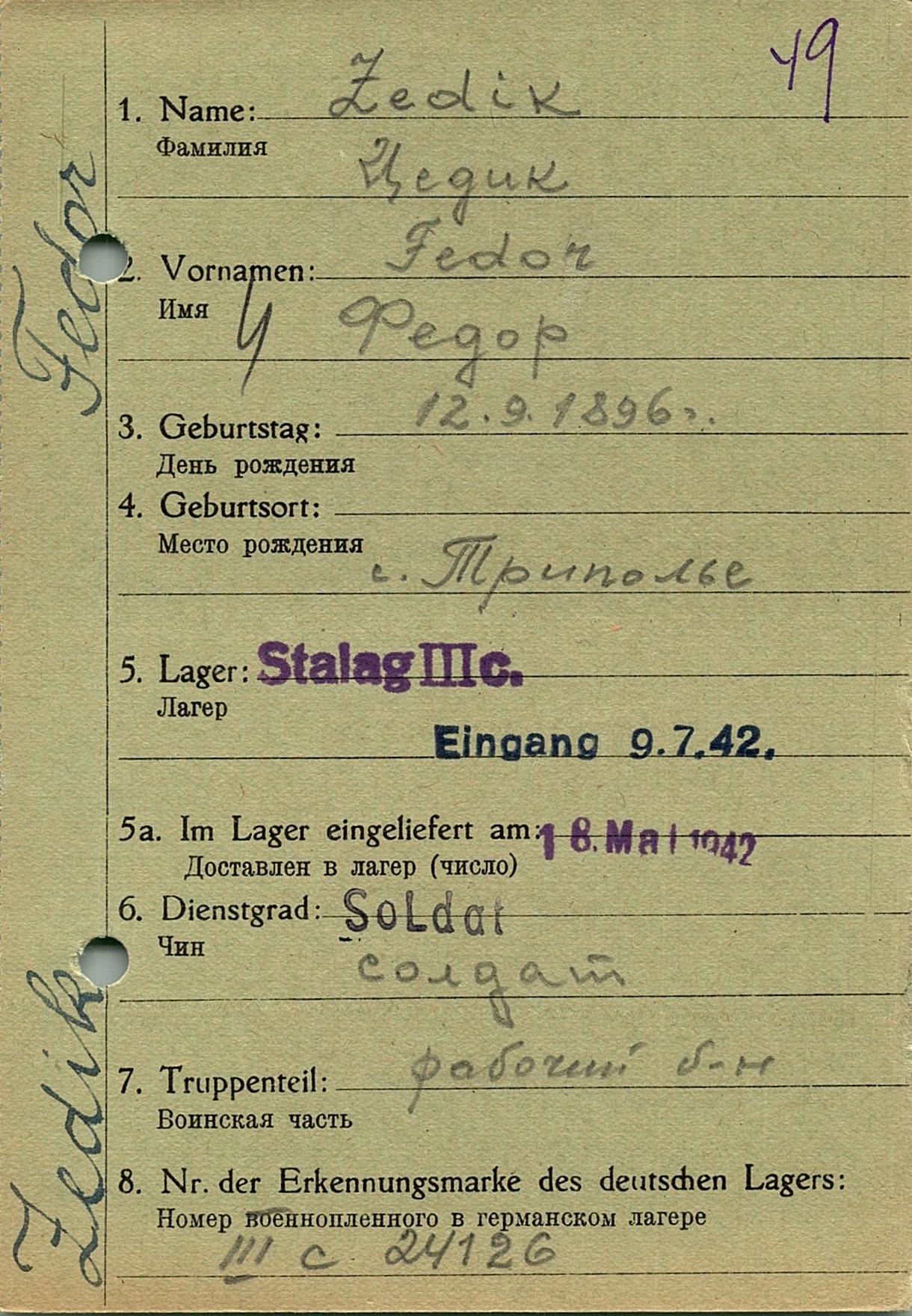 Цедик Федор Трофимович