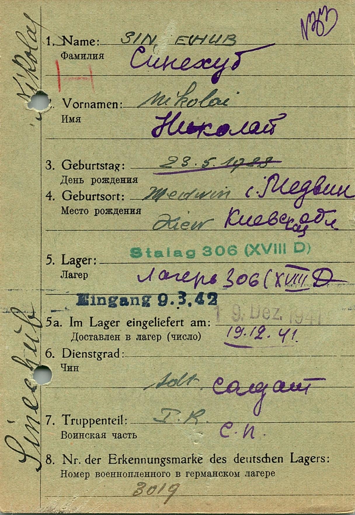 Синехуб Афанасий