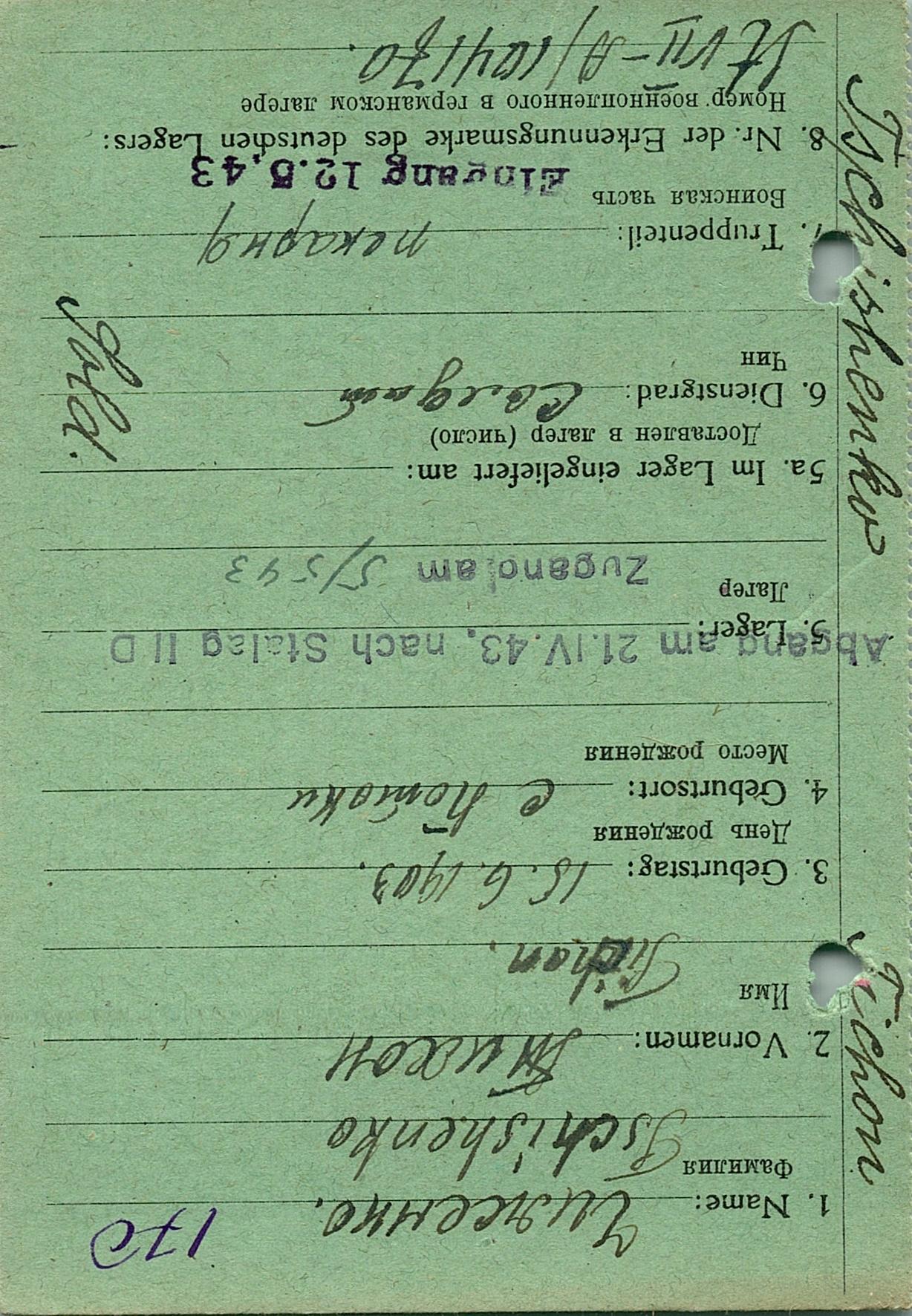 Чиженко Тихон Фомич